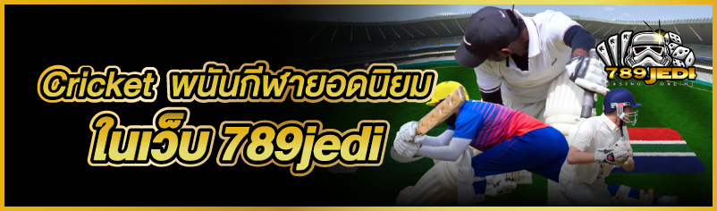 Cricket  พนันกีฬายอดนิยมในเว็บ 789jedi